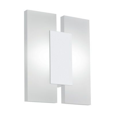 [EI41843] Aplique Metrass 2 De 2 Luces C/ Lamp LED 2X4.5W Calida Blanco Eglo
