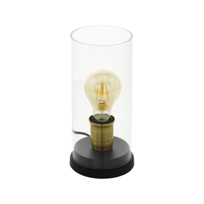 [HV41852] Velador Mesa Smyrton E27 De 1 Luz Negro/bronce Eglo