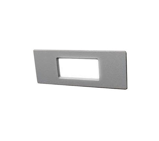 [EI41862] Aplique De Embutir Pared Nina Rx7s De 1 Luz C/ Lamp LED 3,2W Calida/neutra/fria Gris Fumagalli