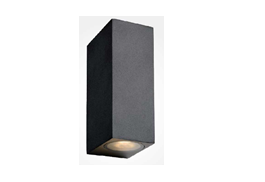[EI41866] Aplique Bidireccional De Adosar En Pared Dicro Negro De 2 Luces Argo
