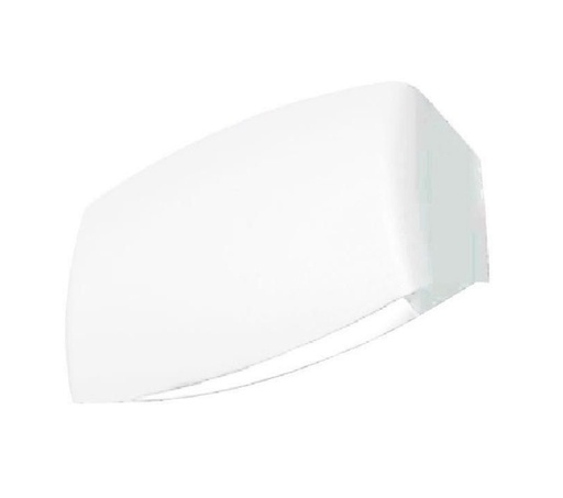 [EI41876] Aplique De Adosar Pared Bidir Abram Rx7s C/lamp LED 7,5W Calida/neutra/fria Blanco Fumagalli