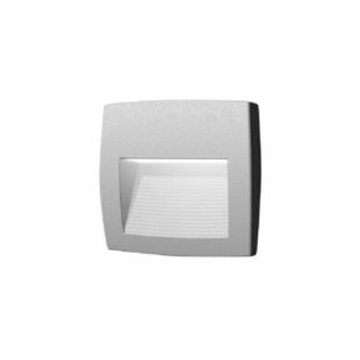 [EI41878] Aplique De Adosar Pared Lorenza Rx7s De 1 Luz C/lamp LED 3,2W Calida/neutra/fria Gris Fumagalli