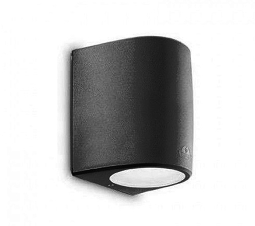 [EI41903] Aplique De Adosar Pared Bidir Marta GX53 C/lamp LED 14W Calida/neutra/fria Negro Fumagalli