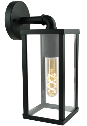 [EI42053] Aplique De Adosar Pared De 1 Luz E27 Negro Colonial Argo