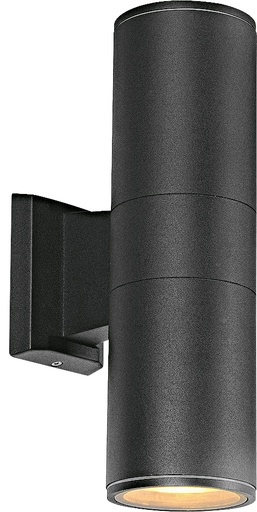 [EI42061] Aplique De Adosar Pared Bidireccional E27 Grafito Argo