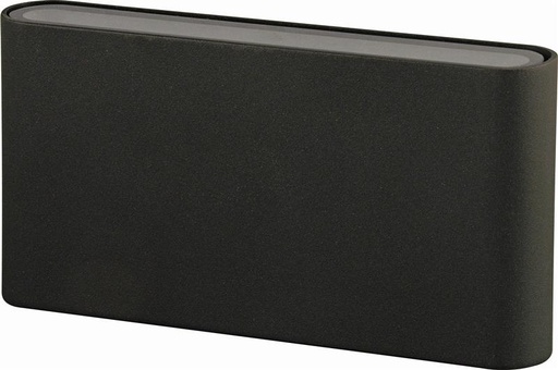 [EI42070] Aplique Bidireccional LED 12W Luz Calida Negro Argo