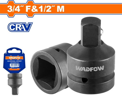 [FH42078] Adaptador De Llave De Impacto 3/4PULG A 1/2PULG - Wadfow