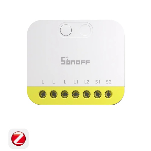 [EI42087] Actuador Zigbee P/ 02 Interruptor (s/ Neutro) 10A Mini - Zb2gs - L - Sonoff