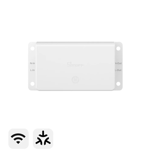 [E42089] Actuador Matter WIFI P/ 01 Carga 10A Basic Gen5 - Sonoff