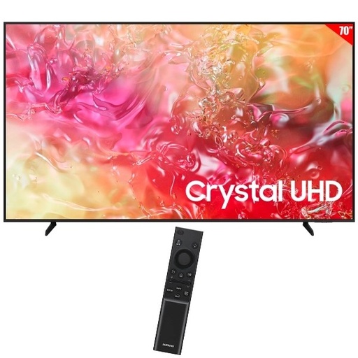 [TM42096] Smart TV LED 70" Samsung Crystal UHD UN70DU7000PXPA 4K Ultra HD Tizen Wi-Fi Blue