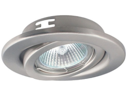 [EI42159] Spot Dicro De Embutir Movil Ø10,8cm Acero Claso Argo (outlet)