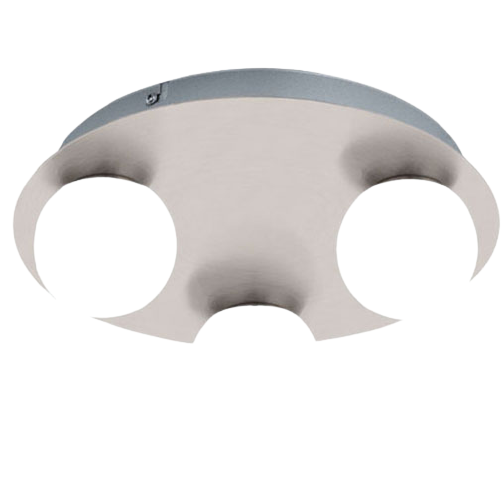 [EI42174] Plafon Mosiano De 3 Luces C/ Lamp LED 3X3.3W Calida Niquel/blanco Eglo (outlet)