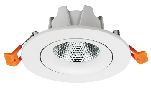 [EI42176] Artefacto LED De 15W Circular De Embutir Luz Fria Teos Argo (outlet)