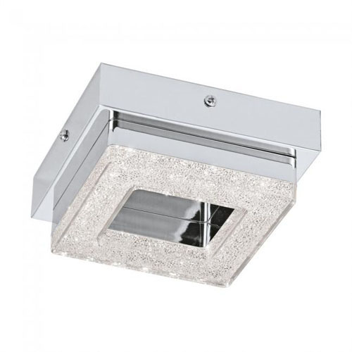 [EI42186] Aplique Fradelo De 1 Luz C/ Lamp LED 4W Calida Cromo/blanco Eglo (outlet)
