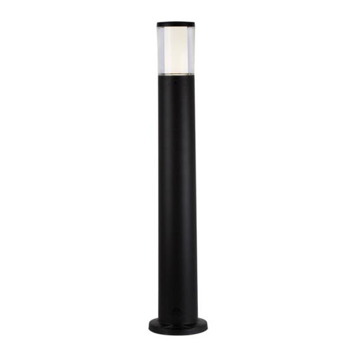 [EI42209] Farola Carlo H:800mm GU10 De 1 Luz C/ Lamp LED 3,5W Calida Negro Fumagalli (outlet)