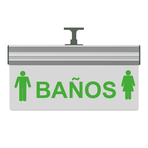 [PL42234] Señalizador De Salida Con Leds Figura Sanitarios Argo (outlet)