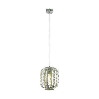 [EI42239] Colgante Hagley E27 De 1 Luz Blanco/dorado Eglo (outlet)