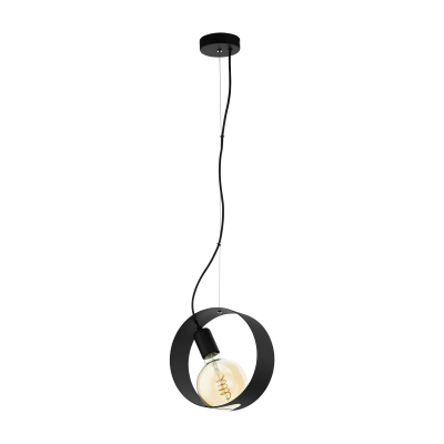 [EI42240] Colgante Maidenhead E27 De 1 Luz C/ Lamp LED 4W Calida Negro Eglo (outlet)