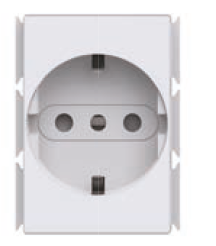 [EI42247] Aria Toma Schuko 16A/250V Blanco - Tramontina
