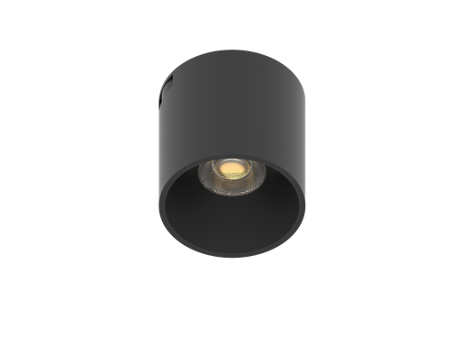 [EI42338] Artef LED Circ P/riel Magnetico 6W 3000/4000/6500K Negro Kum Minitrak - Zaga