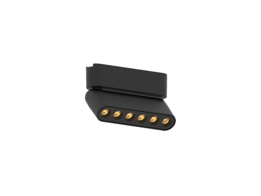 [EI42353] Artef LED Lineal Movil P/riel Magnetico 6W 3000/4000/6500K Negro Flexx Minitrak - Zaga