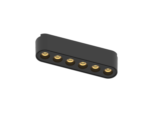 [EI42361] Artef LED Lineal P/riel Magnetico 6W 3000/4000/6500K Negro Boxx Minitrak - Zaga