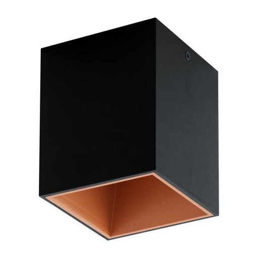 [EI42363] Artef Polasso De 1 Luz C/ Lamp LED 3.3W Calida Negro Eglo