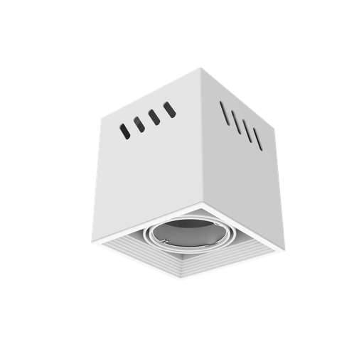 [EI42375] Artefacto De Adosar Cuadrado Blanco Argo