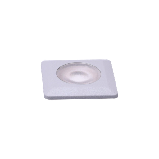 [EI42394] Artefacto Embutido De Piso Aldo Cuad G9 C/lamp LED 1,7W Calida Blanco Fumagalli