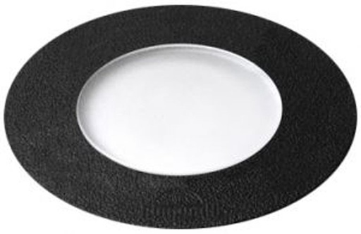 [EI42395] Artefacto Embutido De Piso Ceci GU10 C/ Lamp LED 3,5W Calida/neutra Negro Fumagalli