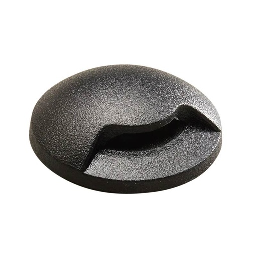 [EI42398] Artefacto Embutido De Piso Aldo G9 Tapa 1 Luz C/lamp LED 1,7W Calida Negro Fumagalli
