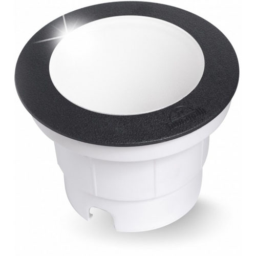 [EI42404] Artefacto Embutido De Piso Ceci GX53 C/ Lamp LED 10W Calida/neutra/fria Negro Fumagalli