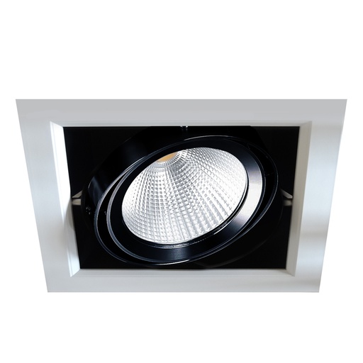 [EI42415] Artefacto LED Cardanico De Embutir 1X20W Luz Calida Argo