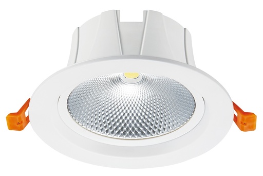 [EI42429] Artefacto LED De 12W Circular De Embutir Luz Fria Hera Argo