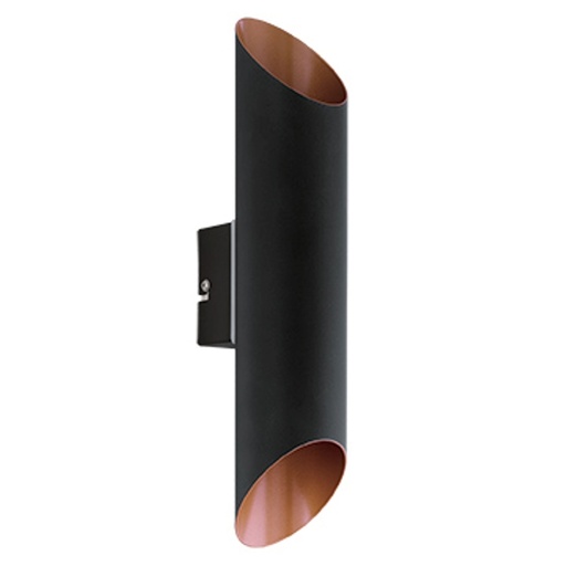[EI42548] Aplique Bidir Agolada De 2 Luces C/ Lamp LED 2X3.7W Calida Negro/cobre Eglo (outlet)