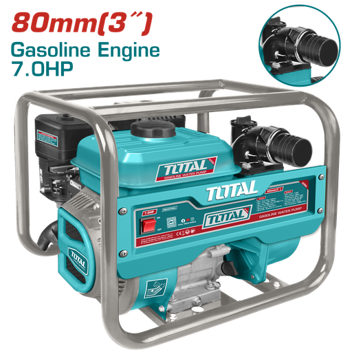 [E42763] Bomba De Agua A Gasolina 7HP 32MTS 1000L/MIN (3pulg.) - Total