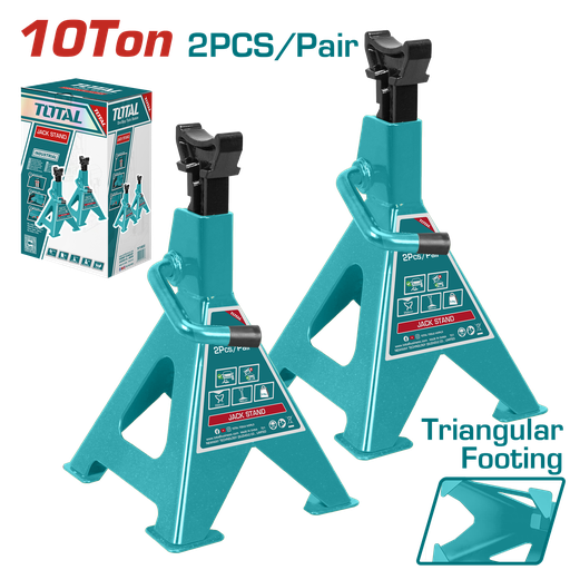 [E42797] Caballete (tripode) Para Autos 10TON (2 Pzs) - Total