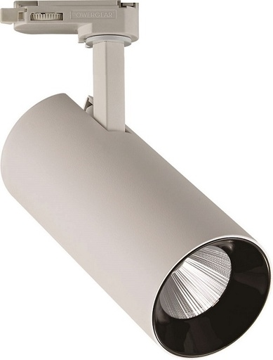 [EI42809] Cabezal LED De 10W Luz Calida Con Adaptador Para Riel Blanco Eos Argo