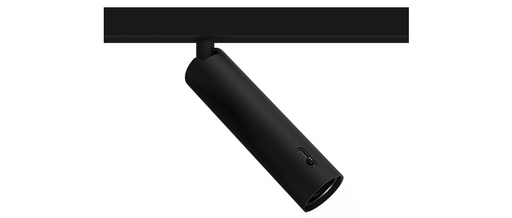 [EI42826] Cabezal LED P/ Riel Magnetico 10W Luz Calida Negro Angulo Regulable Tino Argo