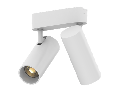 [EI42829] Cabezal LED P/riel Magnetico 2X12W 3000/4000/6500K Blanco Linpi Minitrak - Zaga