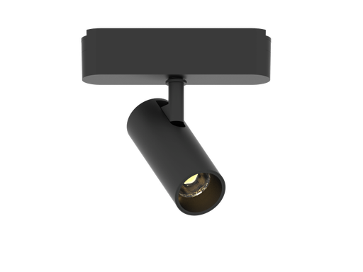 [EI42835] Cabezal LED P/riel Magnetico 6W 3000/4000/6500K Negro Linpi Minitrak - Zaga