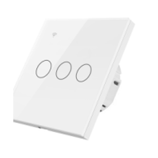 [ID42872] Interruptor Tactil Blanco 3 Modulos EU - S-1314 - Similar