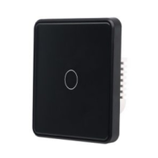 [ID42878] Interruptor Plano PC Negro 1 Modulo EU - S-1121 - Similar