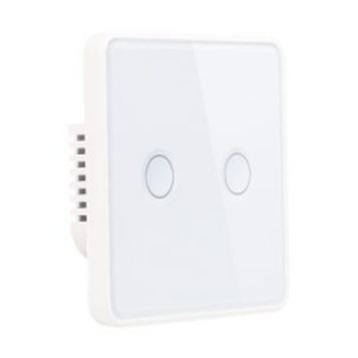 [ID42891] Interruptor Concavo Marco PC Blanco 2 Modulos EU - S-3213 - Similar