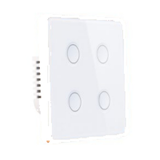 [ID42897] Interruptor Concavo Marco Metal Dorado 4 Modulos EU - S-4413 - Similar