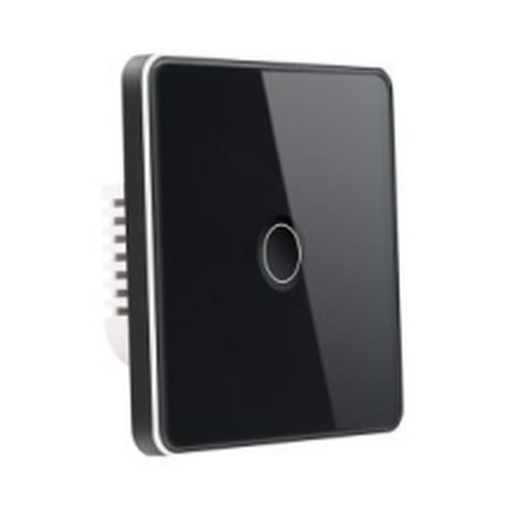 [ID42898] Interruptor Concavo Marco Metal Negro 1 Modulo EU - S-4123 - Similar