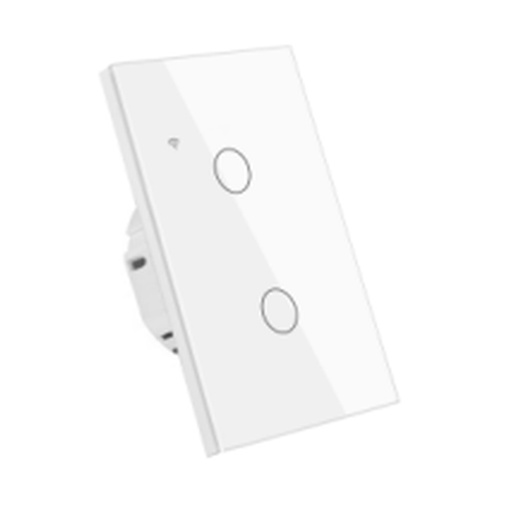 [ID42903] Interruptor Tactil Blanco 2 Modulos US - S-1614 - Similar