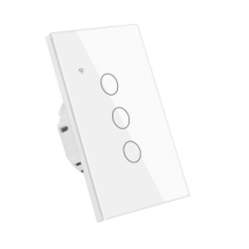 [ID42904] Interruptor Tactil Blanco 3 Modulos US - S-1714 - Similar