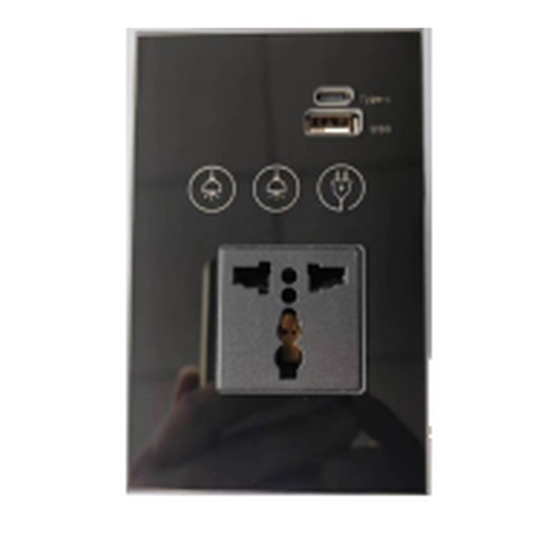 [ID42988] Tomacorriente Universal 1USB+1TypeC - S-US15 - Similar