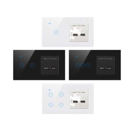 [ID42992] Tomacorriente USB c/Interruptor Luz - S-US08 - Similar